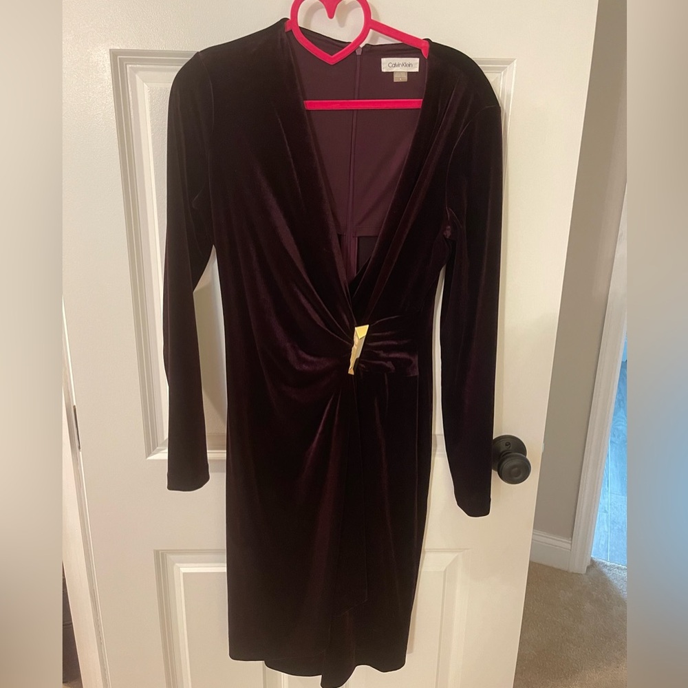 Calvin Klein Velvet Dress